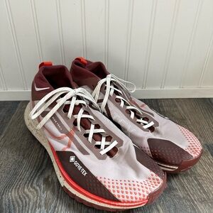 Nike React Pegasus Trail 4 GTX GORE TEX Shoes Size Men’s 12.5 Burgundy Red